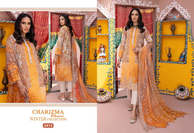 Shree Charizma Chunri Fancy Festive Wear Winter Pakistani Salwar Kameez Collection 